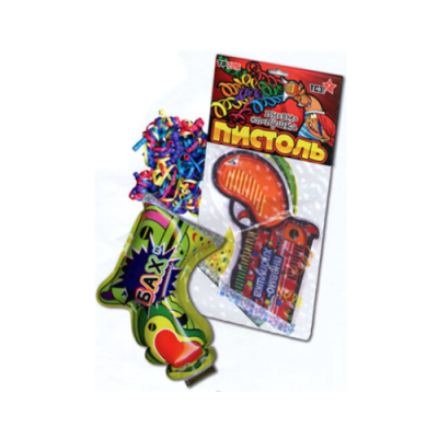 Пистоль Надувная хлопушка купить в Задонске | zadonsk.salutsklad.ru
