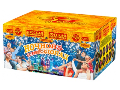 Ночной звездопад Комбинированный Фейерверк купить в Задонске | zadonsk.salutsklad.ru