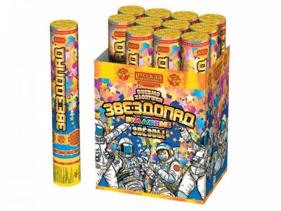 Звездопад 30 Пневматическая хлопушка купить в Задонске | zadonsk.salutsklad.ru