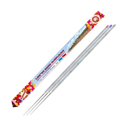 Триколор 400 мм. Бенгальские огни цветные купить в Задонске | zadonsk.salutsklad.ru