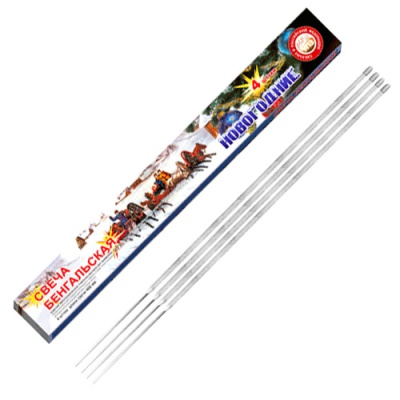 Новогодние 400-4 мм. Бенгальские огни купить в Задонске | zadonsk.salutsklad.ru