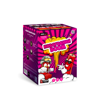 Новогодний BOOM Фейерверк купить в Задонске | zadonsk.salutsklad.ru